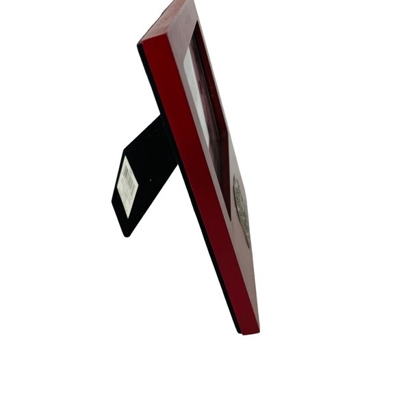 Connoisseur Accents Photo Frame Curious Kitty Cat 5"x3.5" Maroon Tabletop Desk - Picture 6 of 11